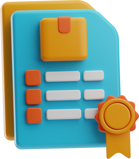 Procurement management Guarantee illustration 3d