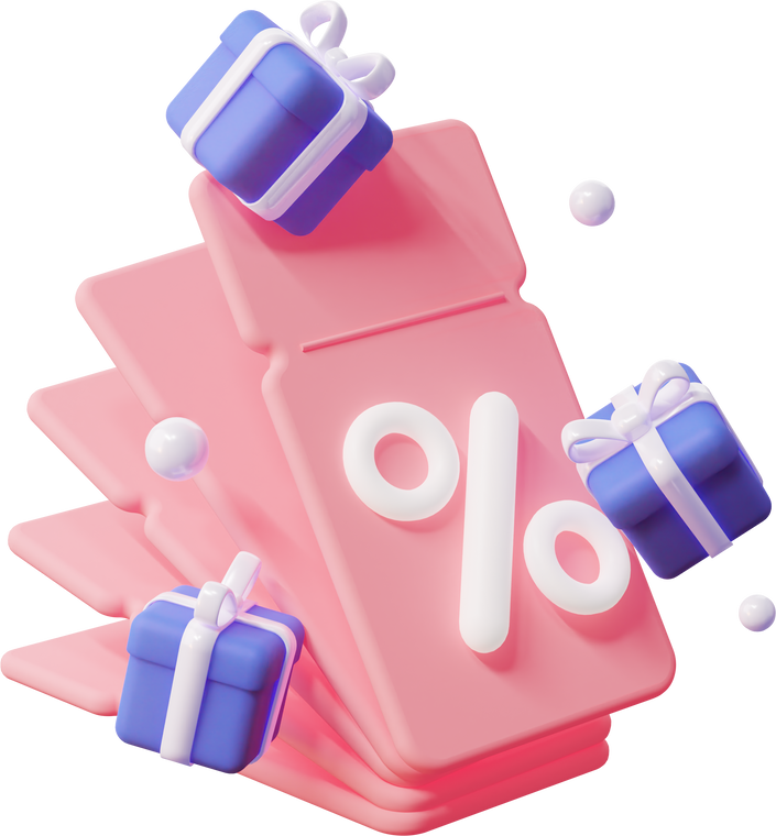 3D coupons with gifts